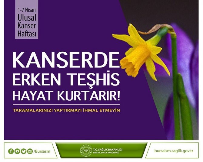 Bursa İ̇l Sağlık Müdürü Dr. Yavuzyılmaz : "Kansere Karşı Korunmak Mümkün"