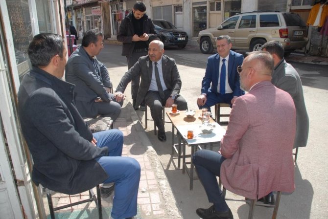Mhp İ̇l Başkanı Güngöralp’tan Çatak Esnafına Ziyaret