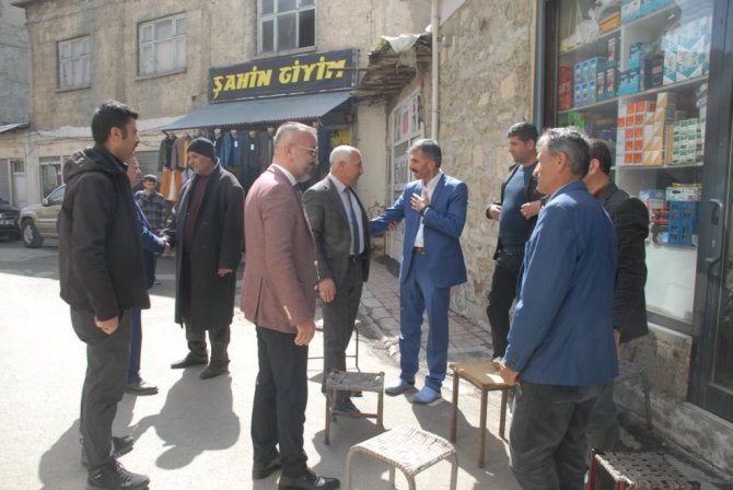 Mhp İ̇l Başkanı Güngöralp’tan Çatak Esnafına Ziyaret