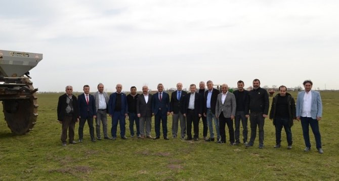 Mera Alanlarında Gübreleme Başladı