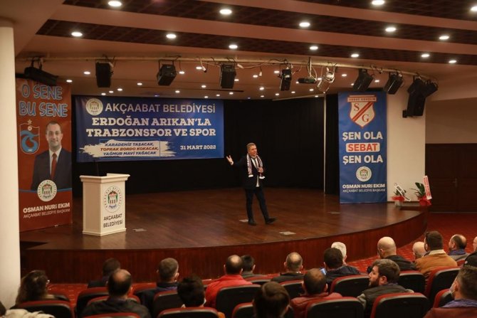 Trabzon’da Erdoğan Arıkan’la "Trabzonspor Ve Spor" Konuşuldu