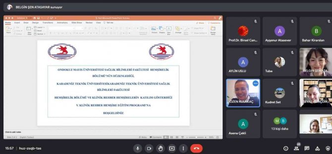 Omü Hemşirelik Bölümü’nden Okul-hastane İş Birliği Çalışması