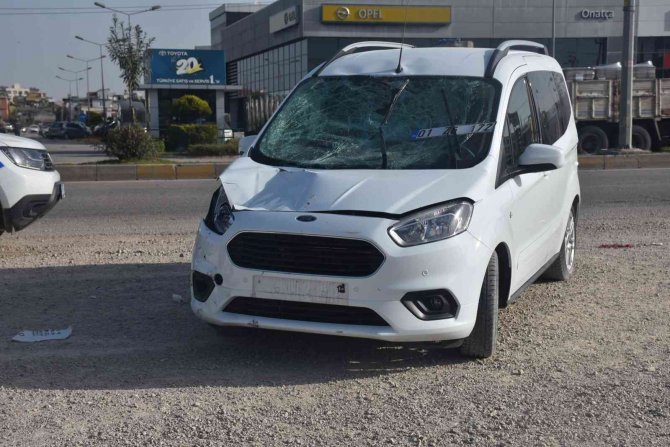 Otomobilin Çarptığı Bisikletli Ağır Yaralandı