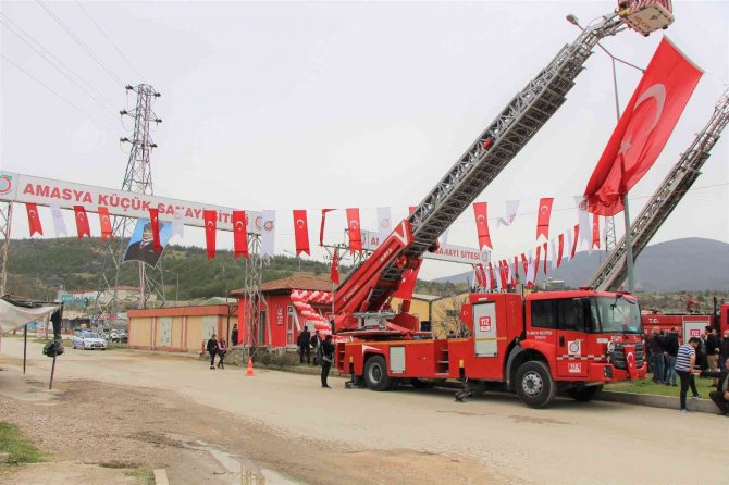 Amasya’da Sanayi Sitesine İtfaiye İstasyonu Açıldı