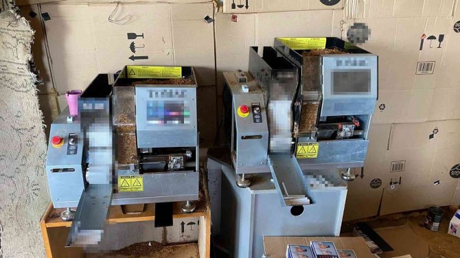 Antalya’da Kaçak Makaron Operasyonu