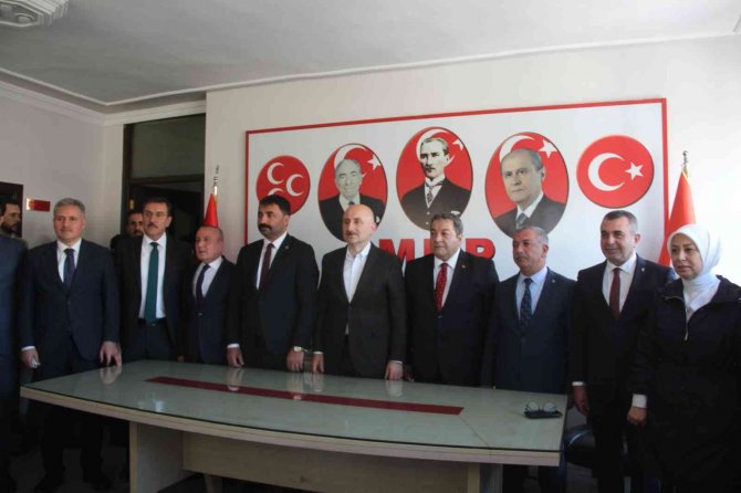 Bakan Karaismailoğlu’ndan Ak Parti Ve Mhp İ̇l Başkanlıklarına Ziyaret