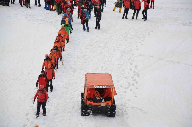 Uludağ’da ’’2022 Çığ Önlemleri Ve Müdahale Tatbikatı’’ Gerçeğini Aratmadı