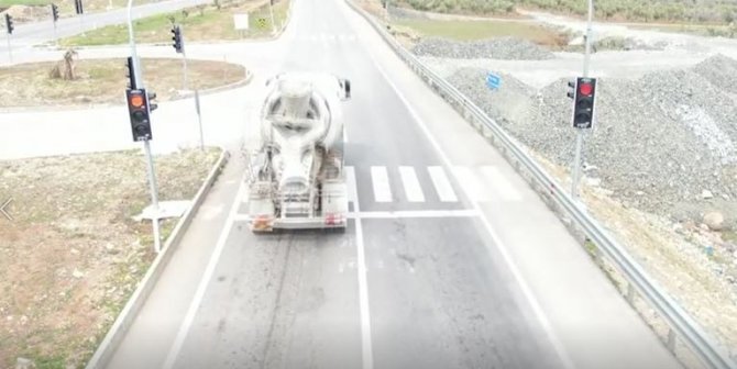 Gaziantep’te Hatalı Sürücüler Drona Yakalandı