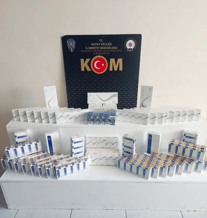 Hatay’da Kaçak Sigara Operasyonu