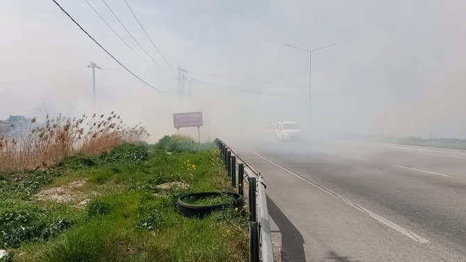 Yangın Benzin İstasyonuna Ulaşmadan Söndürüldü