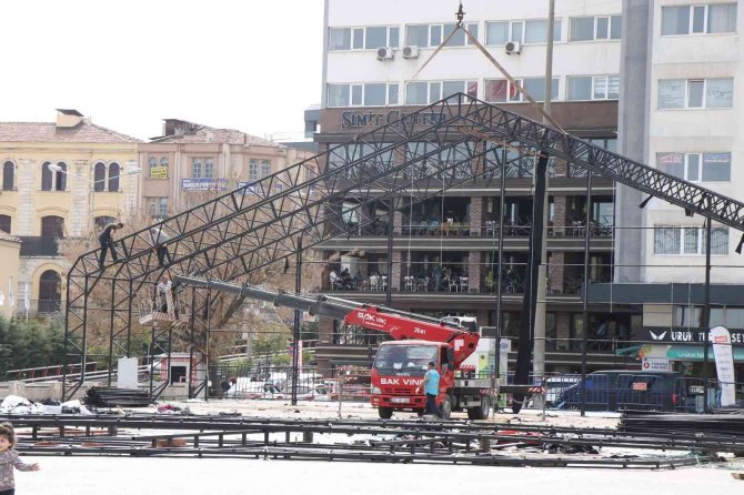 Samsun Dijital Gösterim Merkezi Söküldü
