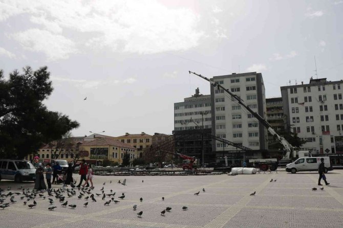 Samsun Dijital Gösterim Merkezi Söküldü