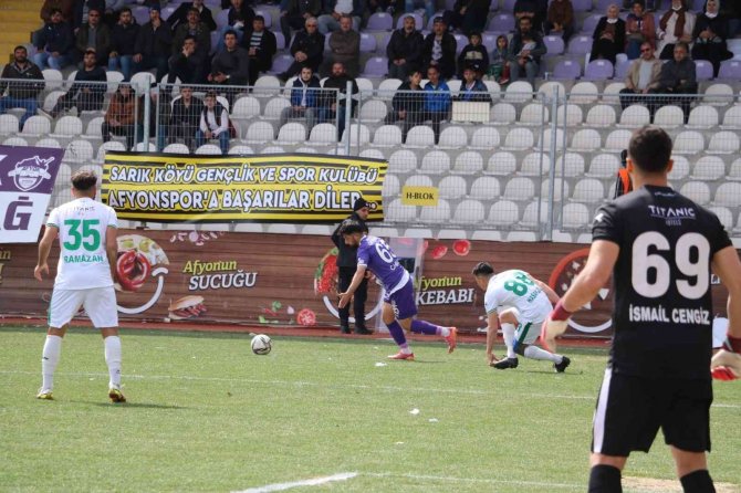 Tff 2. Lig: Afyonspor: 1 - Serik Belediyespor: 0