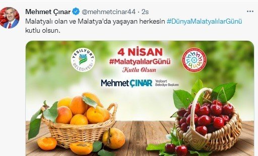 Malatyalılar Günü’ne Sosyal Medya İlgisi