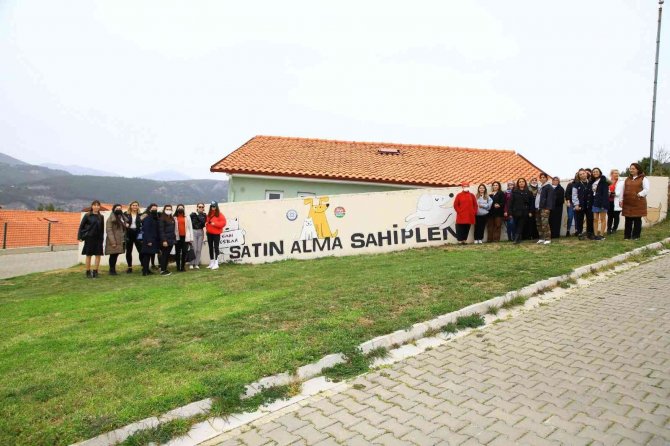 Öğrenciler Geçici Hayvan Bakımevini Ziyaret Etti