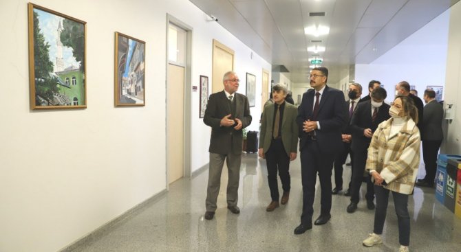 Dpü’de “Fırçalarla Kütahya” Sergisi