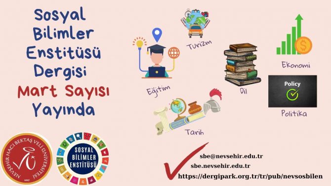 Nevü Sosyal Bilimler Enstitüsü Dergisi’nin Mart Sayısı Yayınlandı