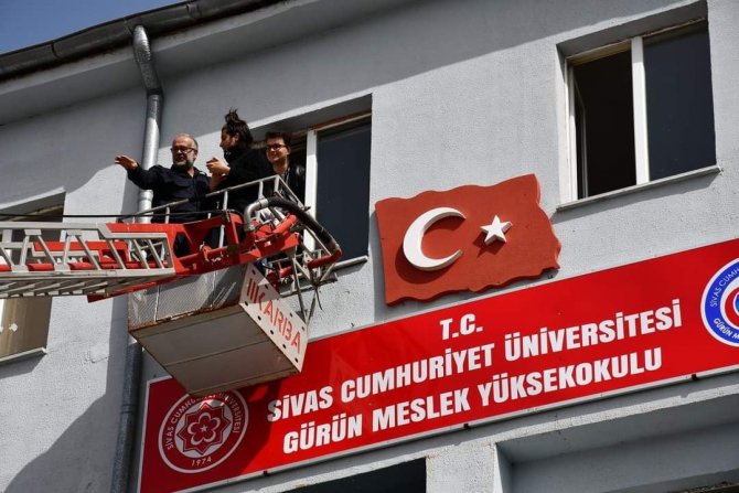 Yüksekokulda Nefes Kesen Tatbikat