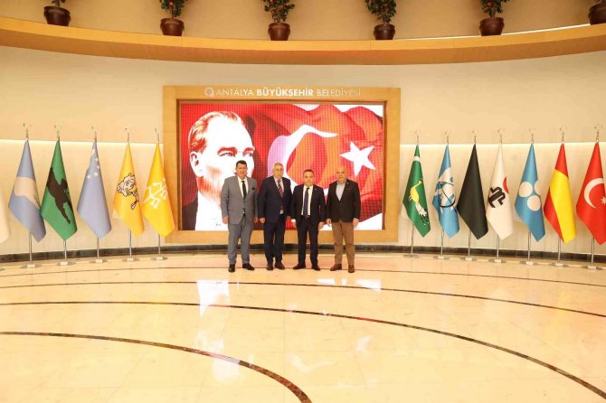 Başkan Böcek, Tesk Başkanı Palandöken İle Bir Araya Geldi