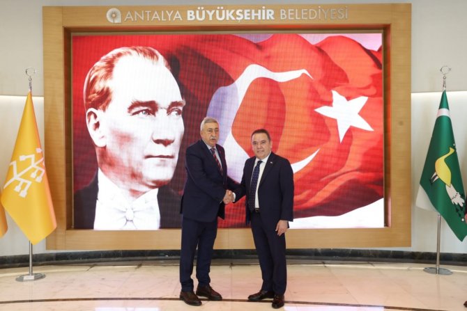 Başkan Böcek, Tesk Başkanı Palandöken İle Bir Araya Geldi