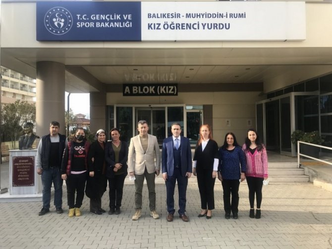 Kaymakam Memiş Öğrenci Yurtlarını Ziyaret Etti