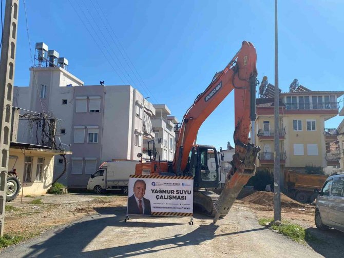 Manavgat Emek’te Yağmur Suyu Sorununa Kalıcı Çözüm