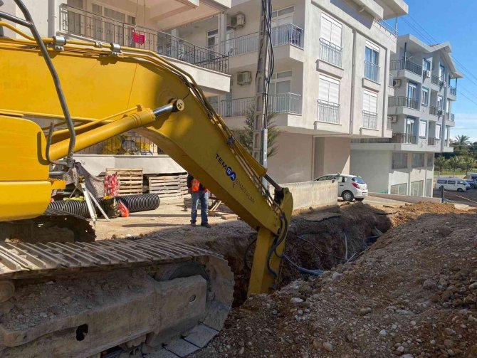 Manavgat Emek’te Yağmur Suyu Sorununa Kalıcı Çözüm