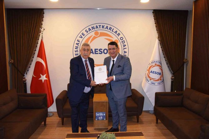 Tesk Genel Başkanı Palandöken Aesob’da