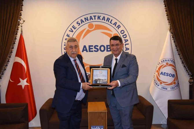 Tesk Genel Başkanı Palandöken Aesob’da