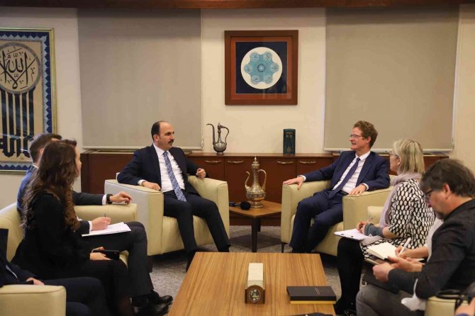 Başkan Altay Diplomatik Misafirleri Ağırladı