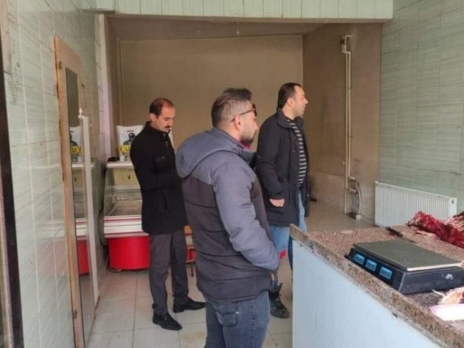 Diyadin’de Kasaplarda Denetim Yapıldı