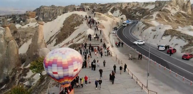 Kapadokya’da Ziyaretçi Sayısı Yüzde 50 Arttı