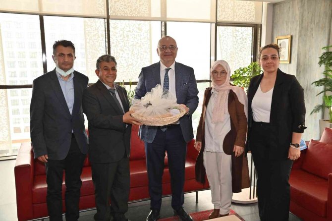 Bal Üreticilerinden Başkan Ergün’e Teşekkür Ziyareti