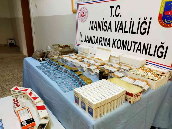 Manisa’da Jandarmadan Kaçak Sigara Operasyonu