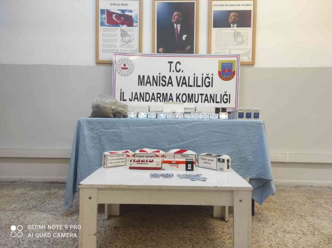 Manisa’da Jandarmadan Kaçak Sigara Operasyonu