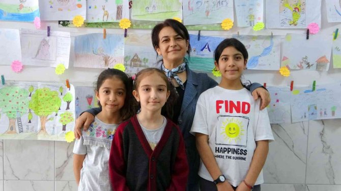 Öğrenciler Okudukları Kitapların Resmini Çizdi