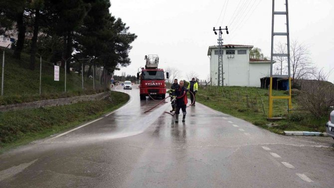 Sinop Belediyesi’nden Cadde Ve Sokaklarda Bahar Temizliği
