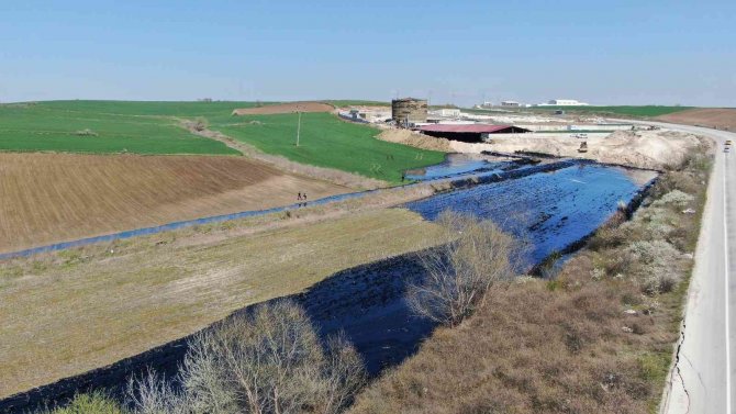 Edirne’de Çevre Felaketinin Boyutu Havadan Görüntülendi