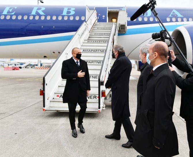 Azerbaycan Cumhurbaşkanı Aliyev, Brüksel’de