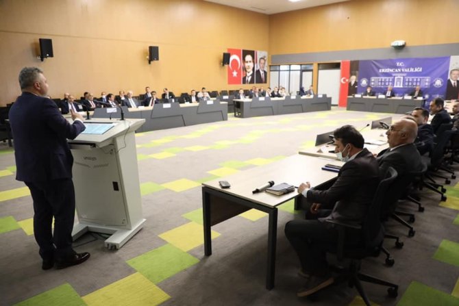 Erzincan’da İ̇l Koordinasyon Kurulu Toplantısı Yapıldı
