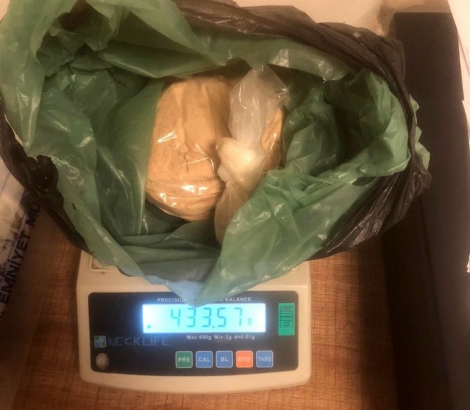 Osmaniye’de 434 Gram Eroin Ele Geçirildi