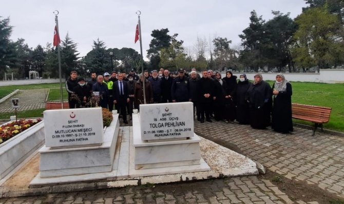 Şehit Astsubay Tolga Pehlivan Kabri Başında Anıldı