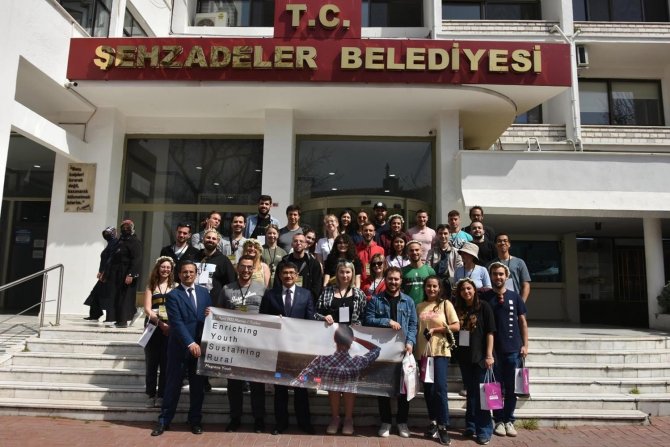 Başkan Çelik Erasmus Öğrencilerine Kırsal Hizmetlerini Anlattı