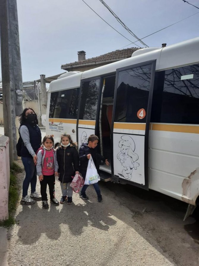 Burhaniye’de Okul Öncesi Eğitimde Taşımalı Dönemi