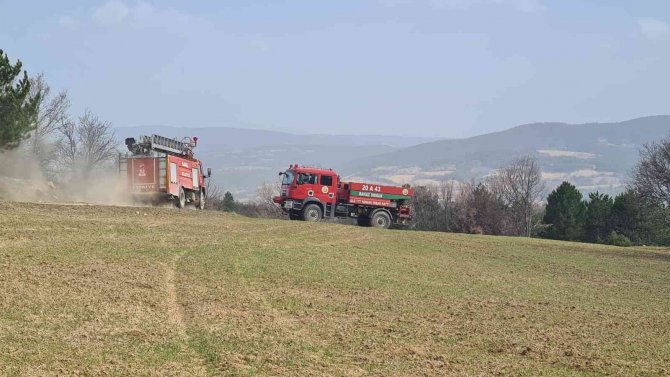 Banaz’da Çıkan Orman Yangınında 4 Hektar Alan Zarar Gördü
