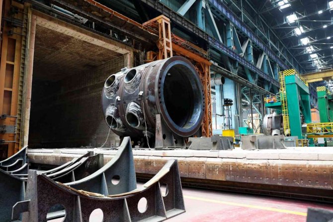 Akkuyu Ngs’nin Reaktör Üstyarı Kabı Atommash Tarafından Üretildi