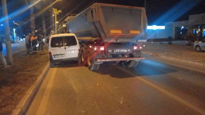 Bodrum’da Kamyon Kazası