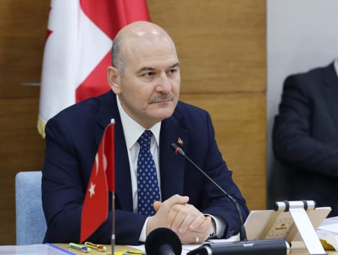 İ̇çişleri Bakanı Soylu Gürcistan’da Mevkidaşı Gomelauri İle Görüştü