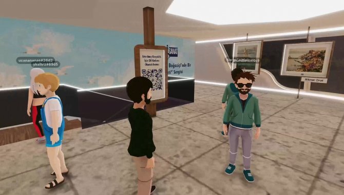 İ̇ş Sanat’ın Metaverse’teki Sergisi Devam Ediyor