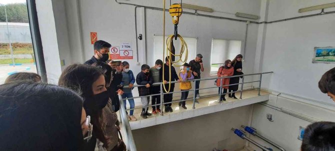 Öğrenciler Bozyazı Atıksu Tesisini Gezdi